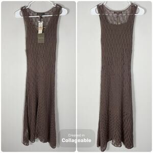 NEW Tommy Bahama Beale Knit Tank Dress in Briarwood Brown Size Small 4/6 Lined